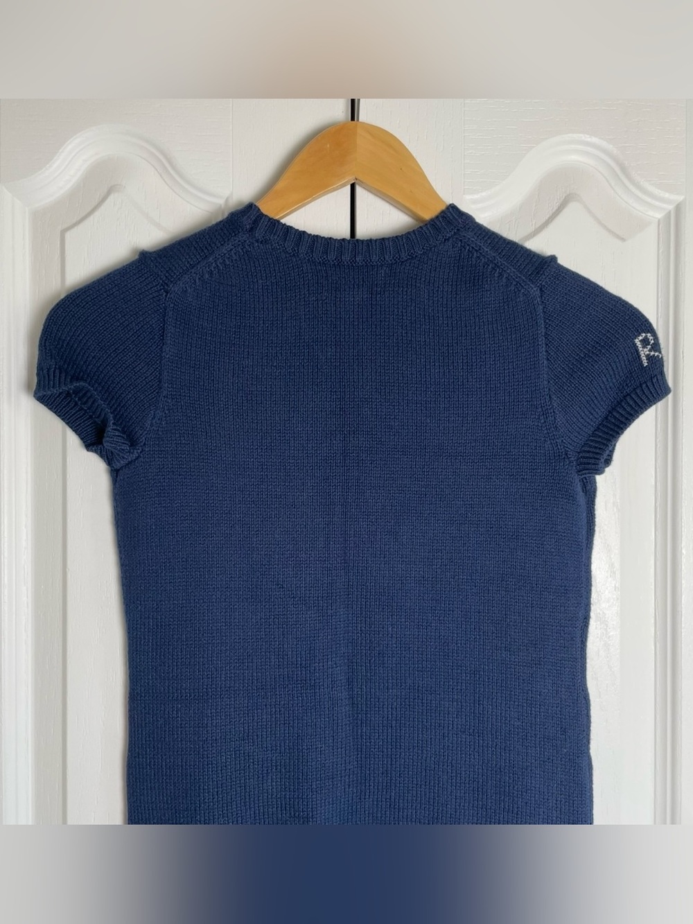 Polo Ralph Lauren Kid's Girls Blue Polo Bear Sweater Dress Size M (8-10) Blue - Picture 11 of 16